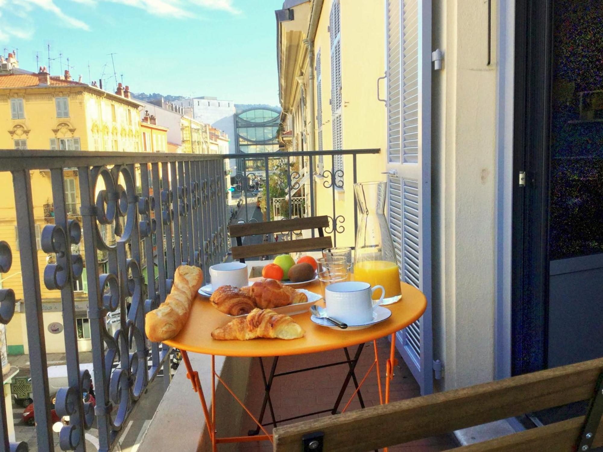 Ze Perfect Place - Elegant Appartement Avec Terrasse - Promenade Des Arts Nizza Exterior foto