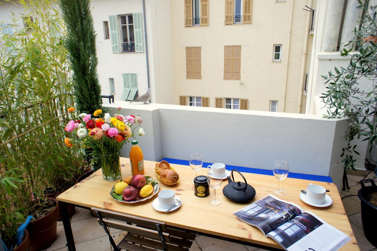 Ze Perfect Place - Elegant Appartement Avec Terrasse - Promenade Des Arts Nizza Exterior foto